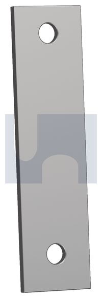 TIMBER BRACKET BOND BEAM PLATES 200 X 50 X 6MM ( 14 & 17MM HOLES) HDG
